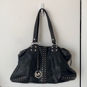 Vintage all leather Michael Kors weekender